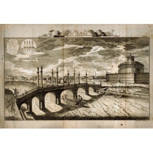 Pons Aelii zu Rom nebst der Engelsburg (Ponte Sant'Angelo and Castel Sant'Angelo), early 18th century