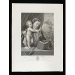 Lot of 3 engravings after Correggio, Raphael and Titian