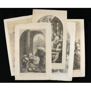 Giuliano Traballesi ( 1727-1812 ), 5 engravings