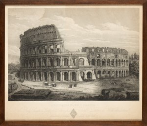 Domenico Amici ( 1808-1877 ca. ), Anfiteatro Flavio o Colosseo