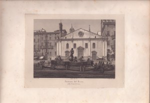 Domenico Amici ( 1808-1877 ca. ), Fountains of Rome, 1840 ca.