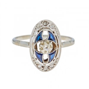 Anello, Francia, anni '20-'30, art déco