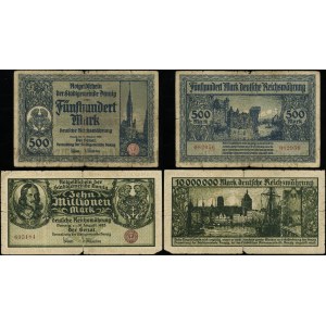 Polsko, sada 2 bankovek, 1922-1923