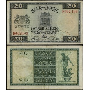 Polsko, 20 guldenů, 1.11.1937
