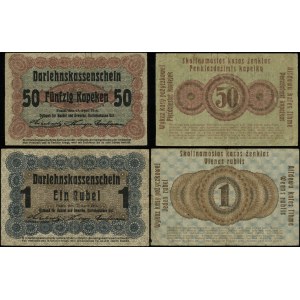 Polen, Satz: 50 Kopeken und 1 Rubel, 17.04.1916, Poznań