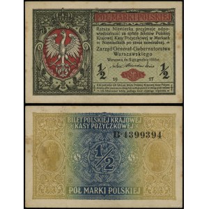 Polska, 1/2 marki polskiej, 9.12.1916