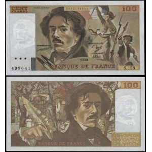 Francia, 100 franchi, 1989