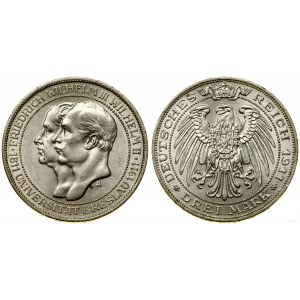 Niemcy, 3 marki, 1911 A, Berlin