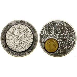Polska, Otwarcie Gabinetu Numizmatycznego w Nowym Gmachu Mennicy, 1995, Warszawa