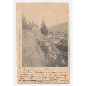 Muszyna - Parte delle rovine del castello 1904 (136)