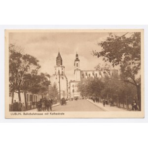 Lublin - Bahnhotstrasse z katedrą (143)