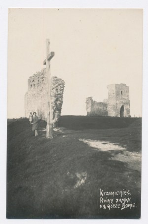 Krzemieniec - Castle ruins on Mount Bonie (1202)