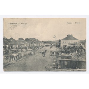 Chodorów - Tržní náměstí 1913 (1298)