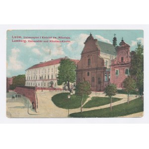 Lwów - Uniwersytet i Kościół św. Mikołaja (1325)