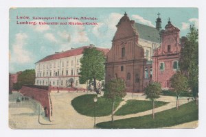 Lviv - University and St. Nicholas Church (1325)