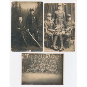 Soldiers of the 9th Regiment - Set of three photographs (620)