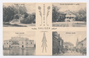 Kalisz - Stadttheater, Marktplatz und Denkmal (336)