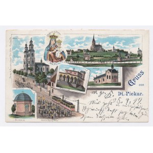 Piekary Śląskie - Kostel Panny Marie a horní pokoj, 1899 (879)