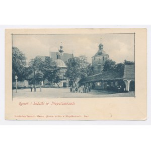 Niepołomice - Market Square and church (899)