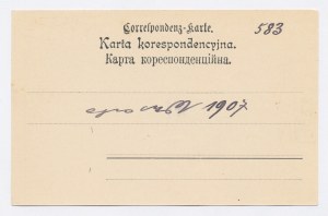 Ustrzyki - Lekáreň a súd 1907 (924)