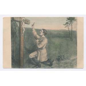 Vlastenecká pohlednice - Přísaha 1907 (941)