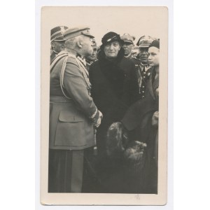 Fotografia - Józef Piłsudski z żoną i córką (942)