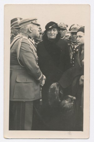 Fotografia - Józef Piłsudski z żoną i córką (942)