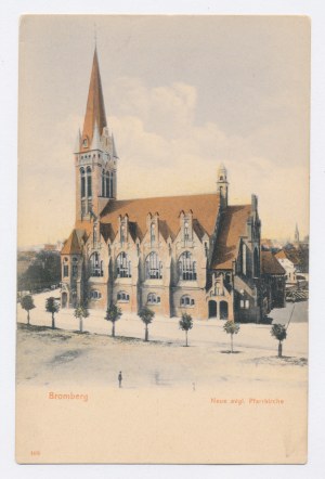 Bydgoszcz - Nový farní kostel kolem roku 1905 (1074)