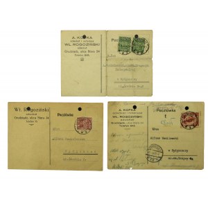 Grudziadz - Avocats. Ensemble de 3 cartes postales (1502)