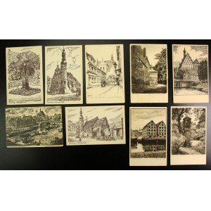 Bydgoszcz - set of 9 postcards (1506)