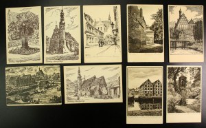 Bydgoszcz - set of 9 postcards (1506)
