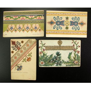 Highlander Motifs - set of 4 postcards (1508)