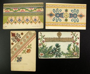 Highlander Motifs - set of 4 postcards (1508)