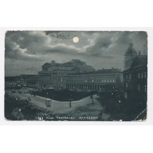 Varsovie - Place du Théâtre 1906 (1196)