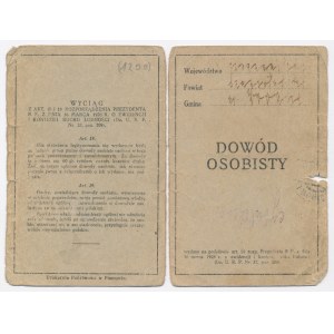 Carta d'identità, Wronki, 1937 (1200)