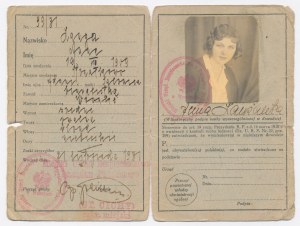 ID card, Wronki, 1937 (1200)