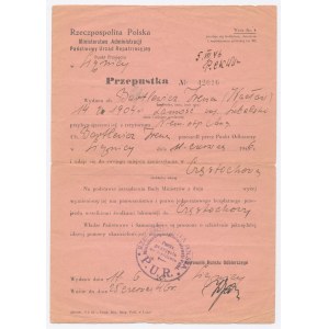 Pass, Wroclaw, 1946 (1528)