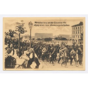 Le truppe russe lasciano Varsavia, 1915. (1607)