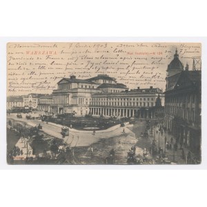 Varsavia - Piazza del Teatro 1900 (1615)