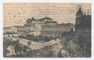 Warsaw - Theater Square 1900 (1615)