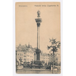 Varsovie - Monument au roi Sigismond III (1637)