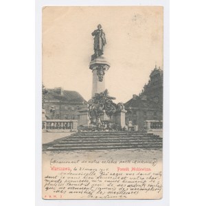 Varsovie - Monument Mickiewicz (1660)