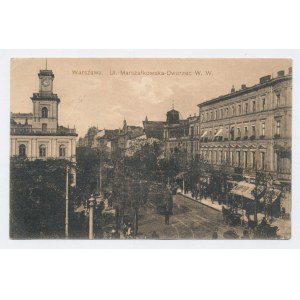 Varšava - ulica Marszałkowska, železničná stanica (1665)