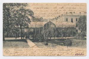 Warsaw - Orangery in the Saxon Garden. Published by AKW (1669)