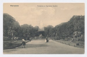 Warschau - Springbrunnen im Sächsischen Garten (1670)