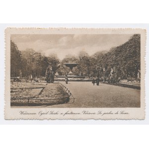 Varsovie - Fontaine dans le jardin saxon (1675)