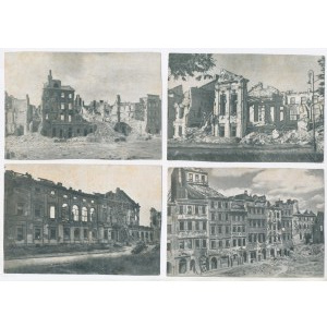 Warsaw - Set of four postcards from the series: Warsaw Accuses... (1753)