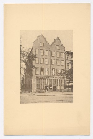 Danzig - Dresdner Bank, New Year's card (1916)