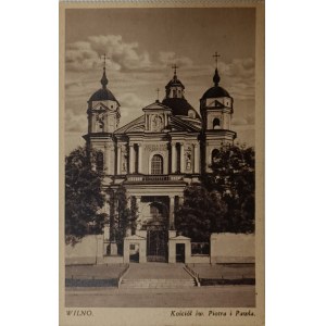 Vintage postcard: Vilnius, Church of Sts. Peter and Paul