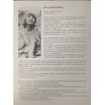 Vintage postcard with reproduction and biography of the artist: Ewa Lavrusiewicz
